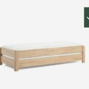 houten logeerbed