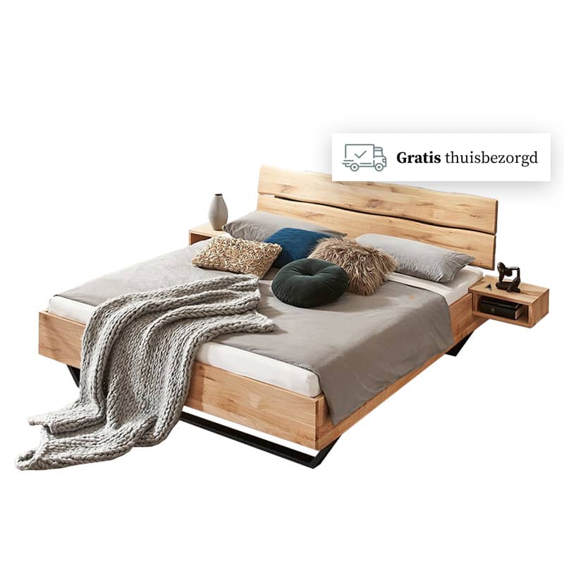 Houten bed design