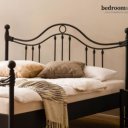 Tweepersoons metalen bed