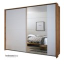 Schuifdeurkast 271 cm wit