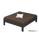 grijs houten bed 160x200