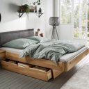 Houten bed modern