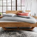 Massief houten bed Wellston voeteneinde