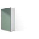 150cm kledingkast groen wit