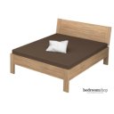 eiken bed 160x200 met hoofdbord