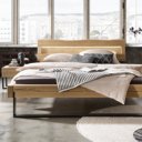 Massief grenen houten bed