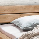 Eiken balkenbed Oakley detail hoofdbord