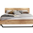 Tweepersoonsbed hout eiken