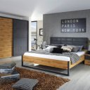Complete slaapkamer met zweefdeurkast