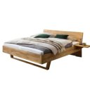 Massief eiken bed