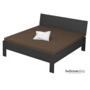 grijs bed 180x200 met hoofdbord