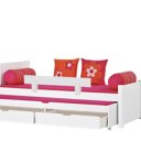 Kinderbed met opbergbed en ruimte