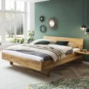 Tweepersoonsbed hout 180x200