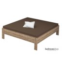 wild eiken houten bed 180x200