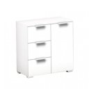 Witte commode ladekast met deur