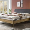 Houten bed Liverpool van massief eiken hout