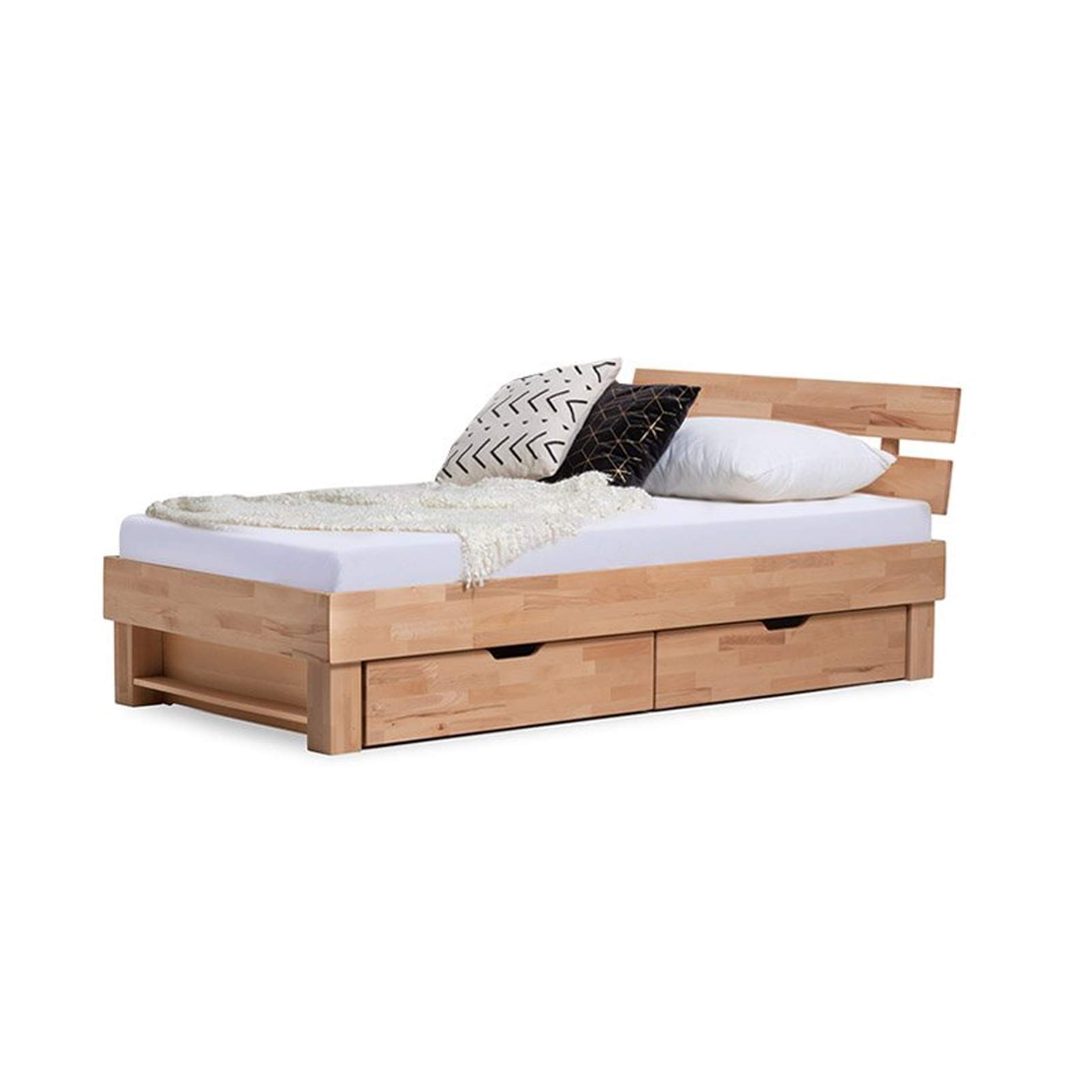 Beuken houten bed 140x200