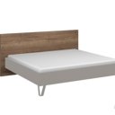 Grijs bed 160x200