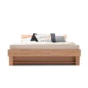 Tweepersoons houten bed Kreta hb en boekenplank
