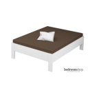 wit houten bed 140x200
