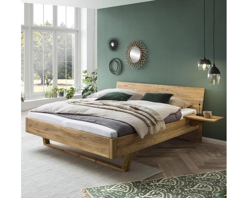 Massief eiken houten bed Manchester