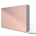 Roze kledingkast