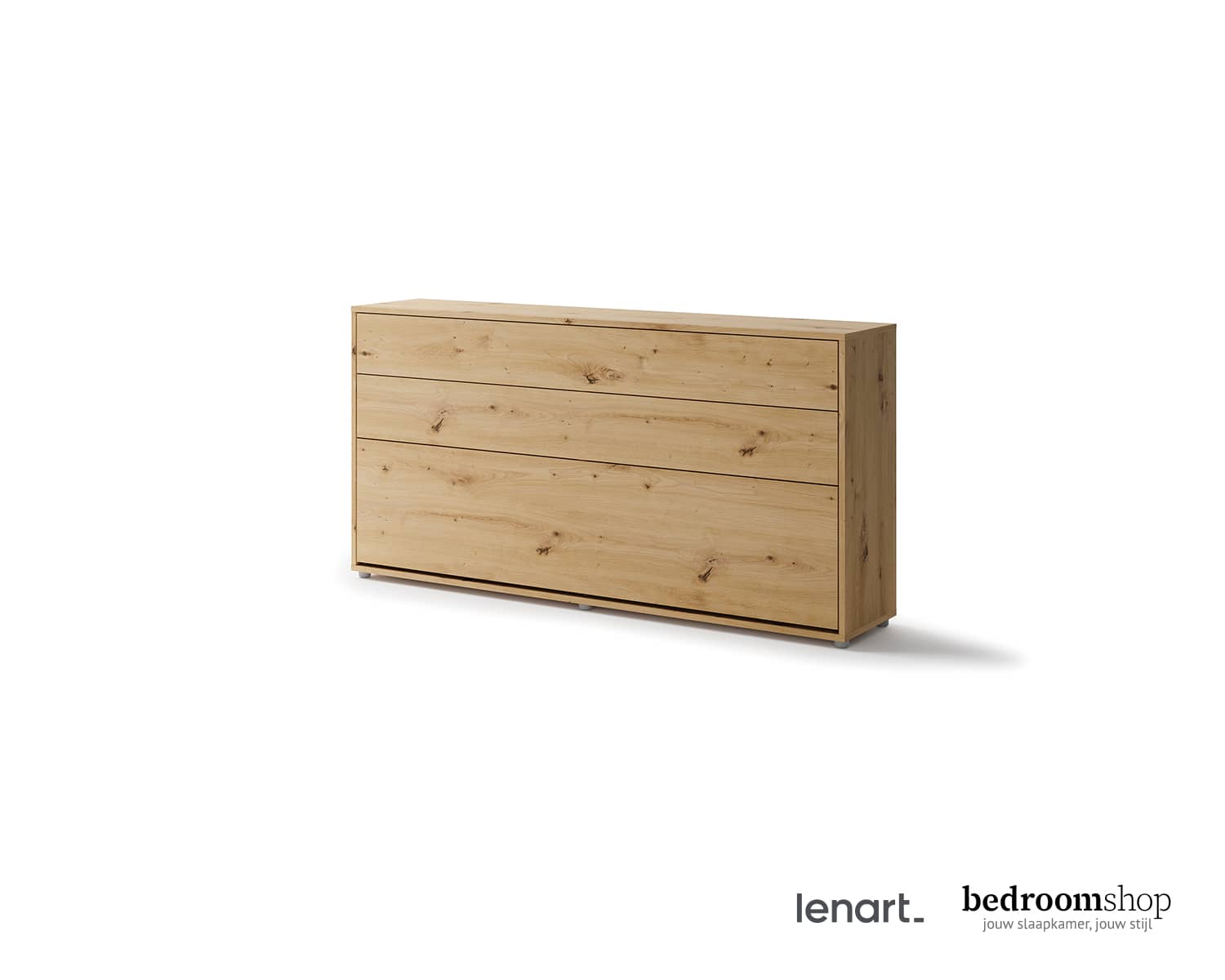 Opklapbed eenpersoons laag horizontaal