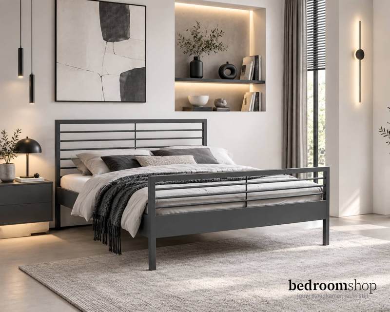 Metalen tweepersoonsbed