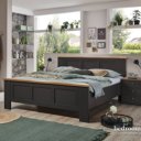 Bed 180x200 landelijk houten lijsten