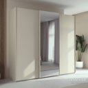 Beige kledingkast 223cm hoog
