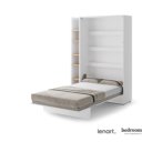 120 opklapbed wit boekenkast