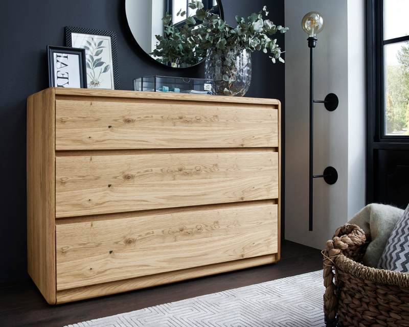 Ladecommode eiken massief