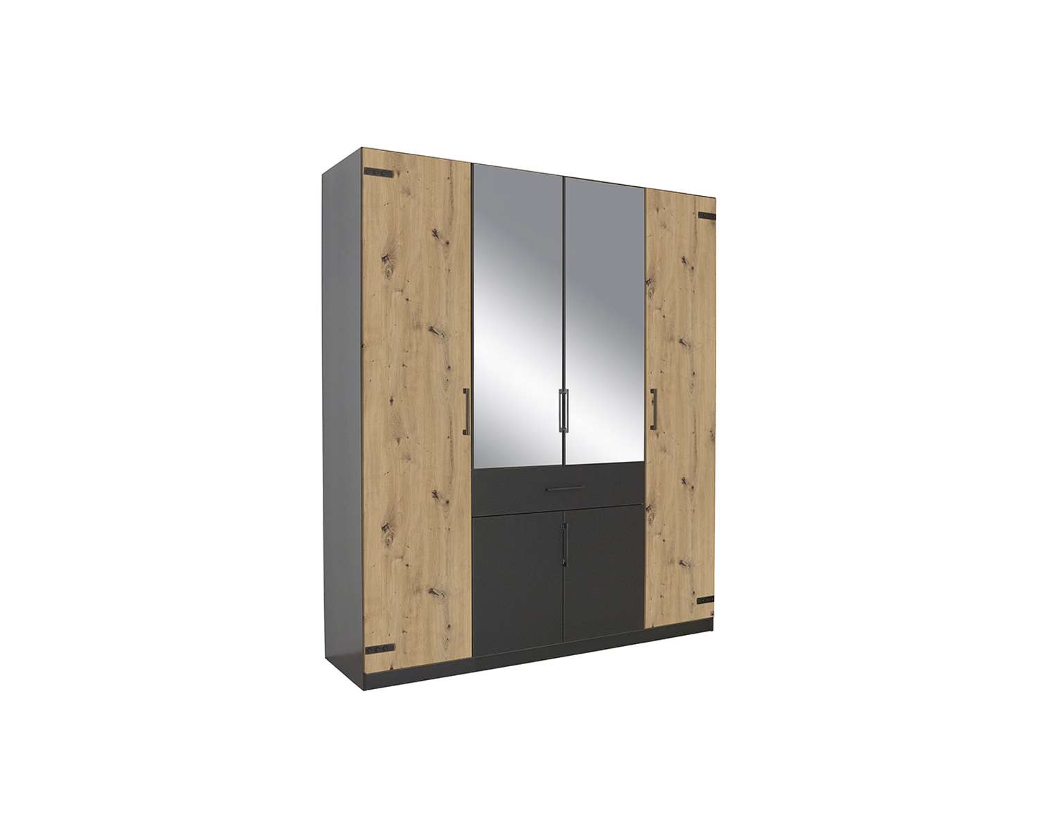 Draaideurkast San Diego Artisan eiken zonder sierlijst