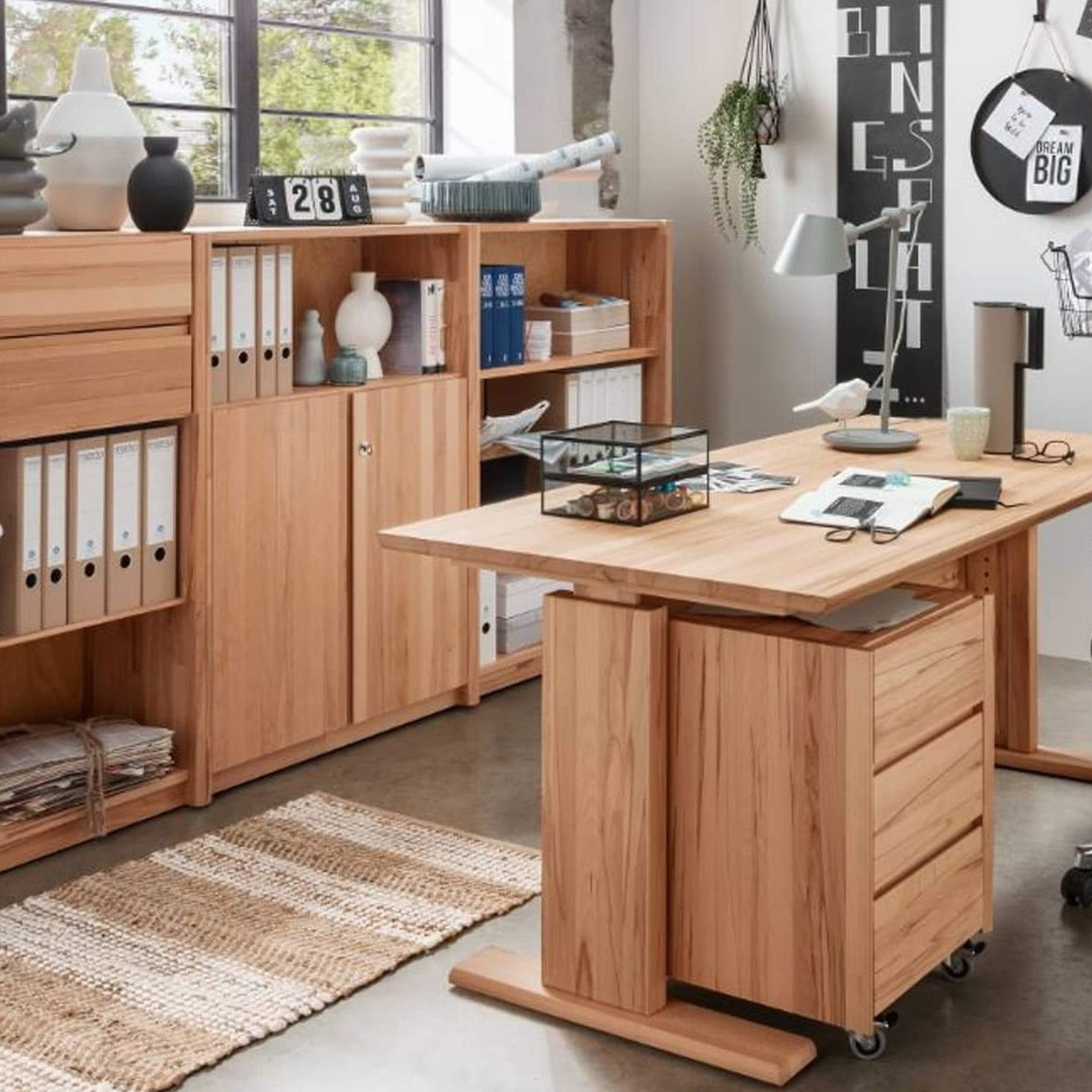 Houten kantoor