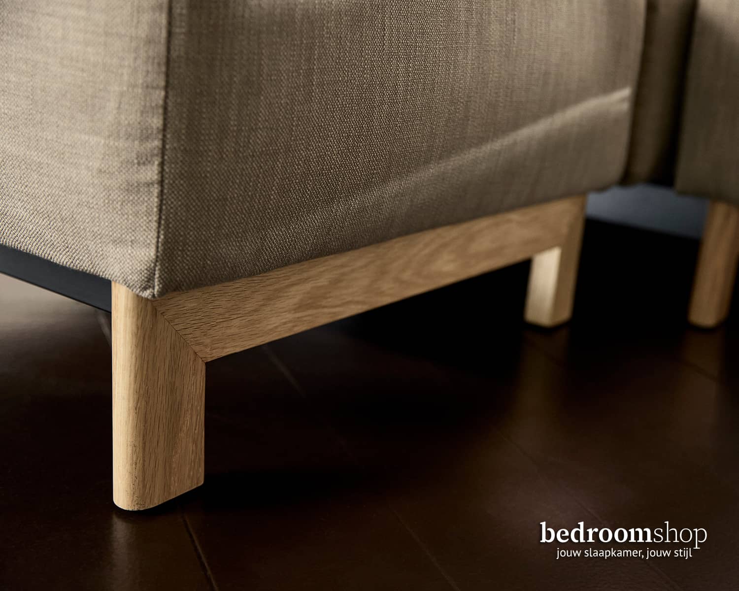 Massief houten poten