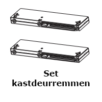 Met softclose op de buitenste 2 deuren