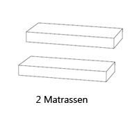 2 Matrassen