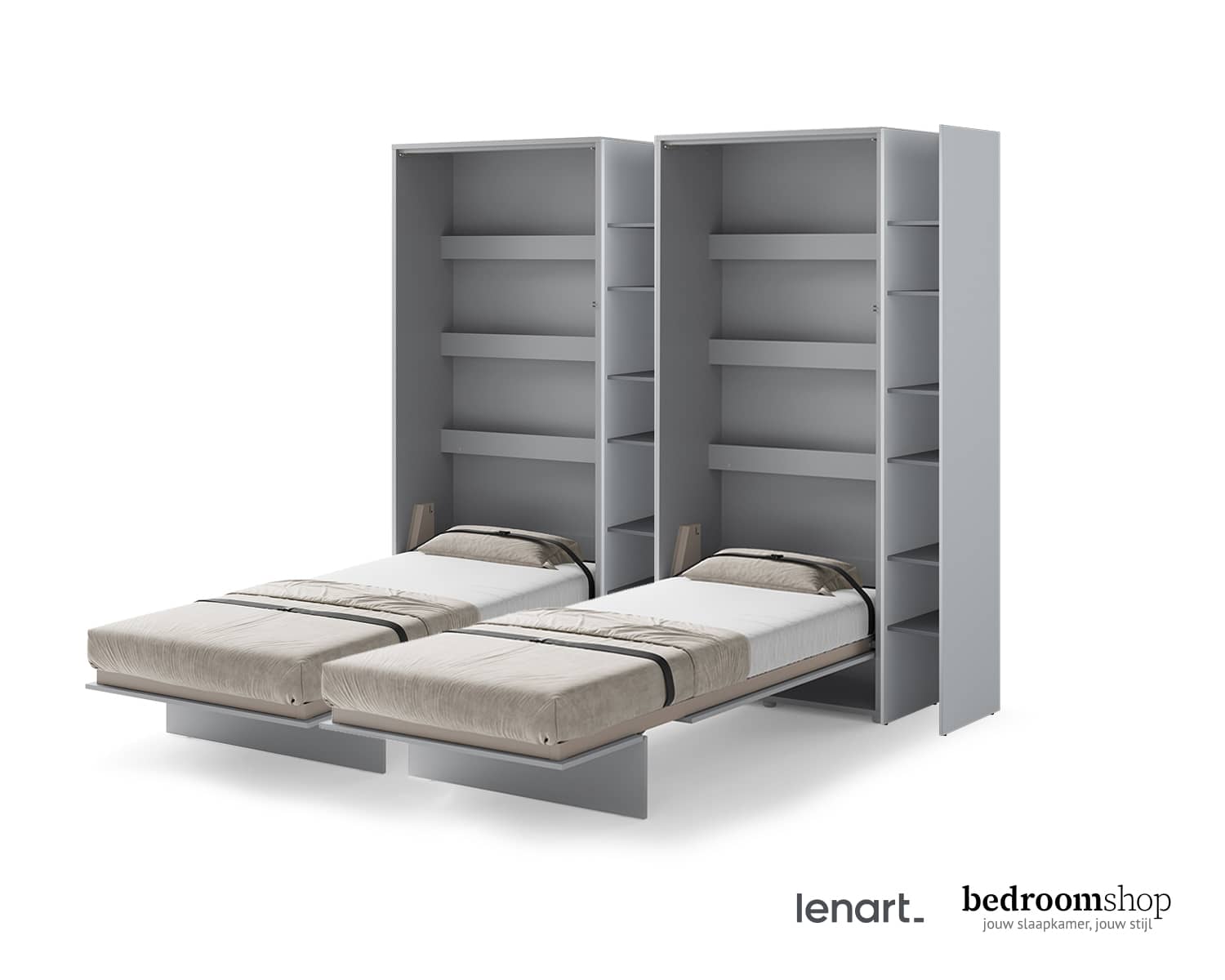 1-persoons opklapbedden logeren - 2 kasten 1-persoons opklapbedden logeren - 2 kasten