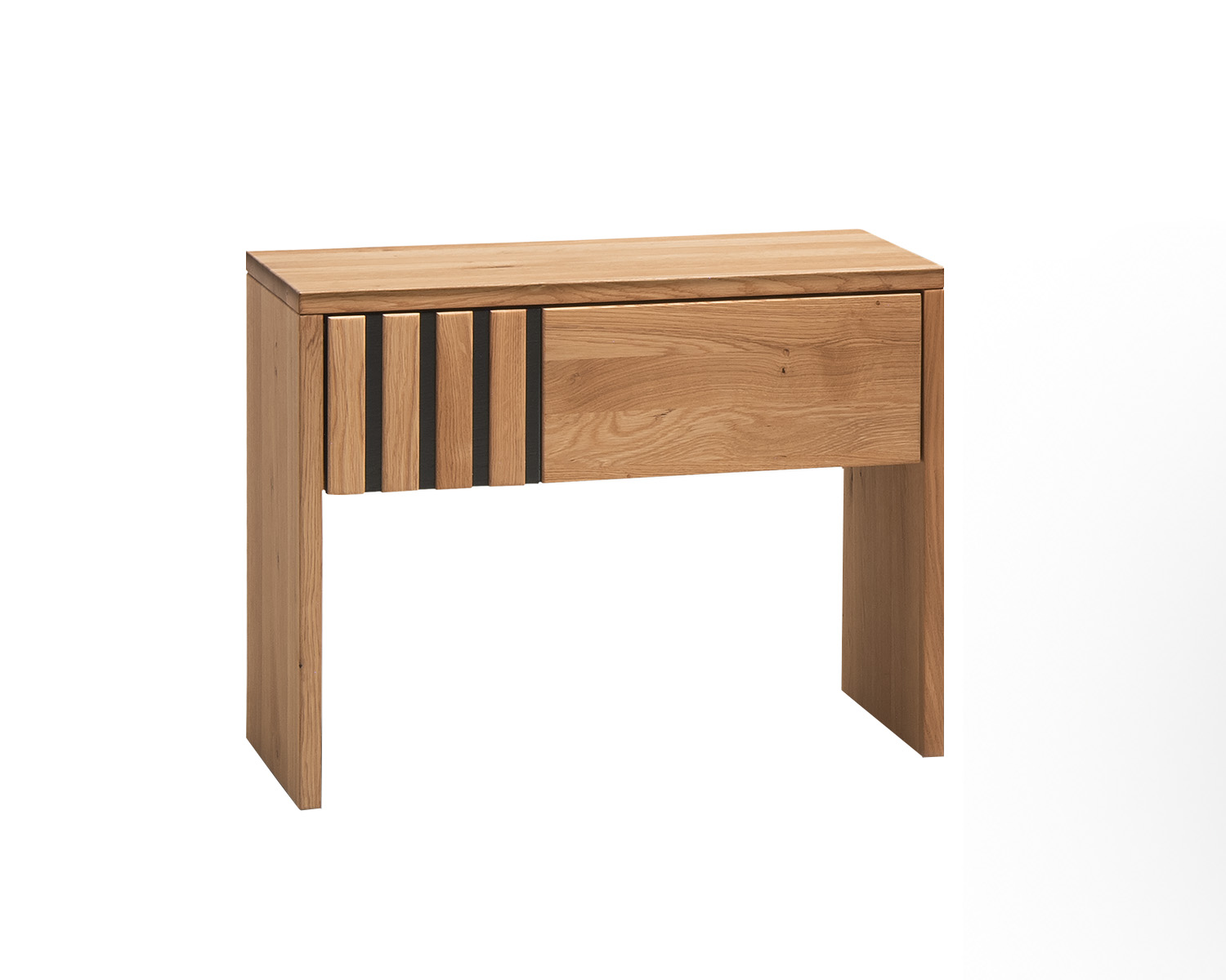 Nachtkastje hout lamellen Nachtkastje hout lamellen