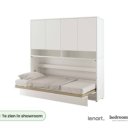 Opklapbed kasjmere met bovenkasten