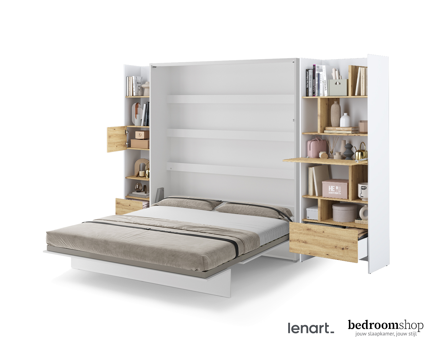 180x200 opklapbed wit luxe comfort 180x200 opklapbed wit luxe comfort