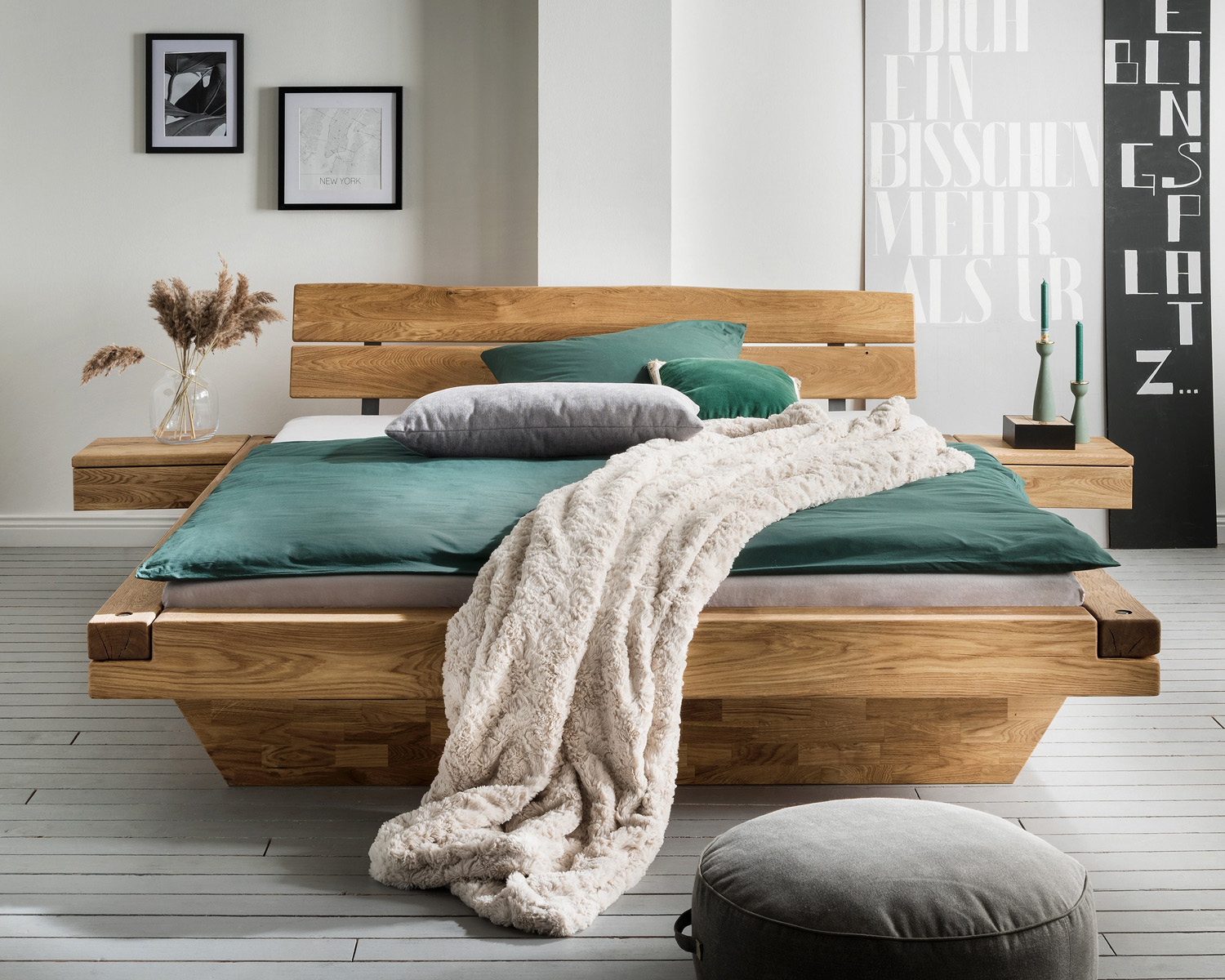 Houten balkenbed Richmond