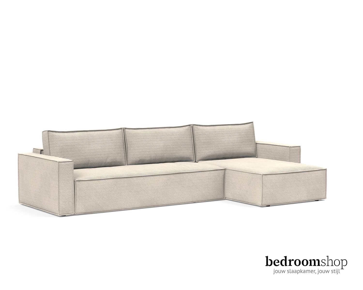 300 cm slaapbank ribstof