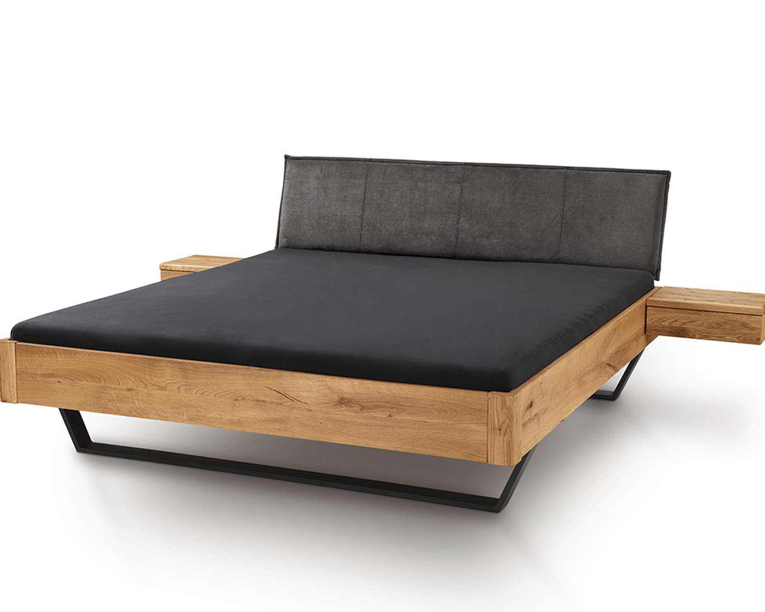 Massief houten bed Piketon vrijstaand Massief houten bed Piketon vrijstaand