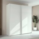 Schuifdeurkast 223cm hoog wit