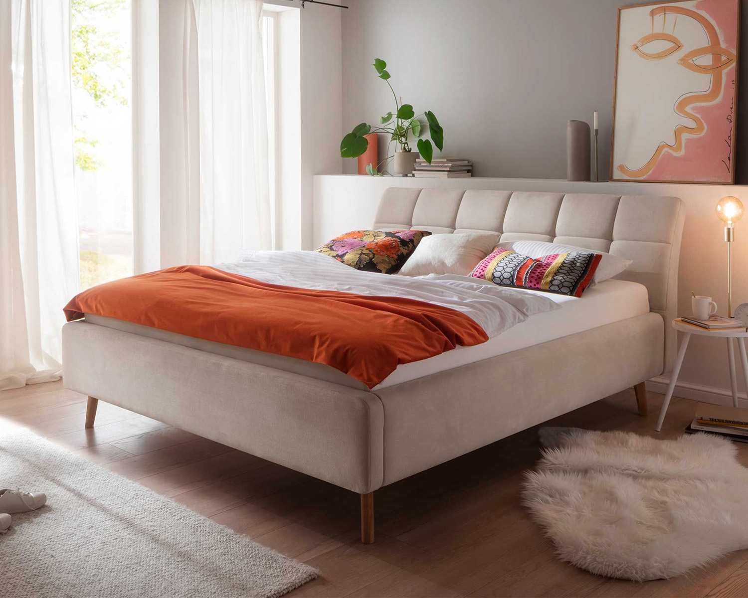 Stoffen tweepersoonsbed