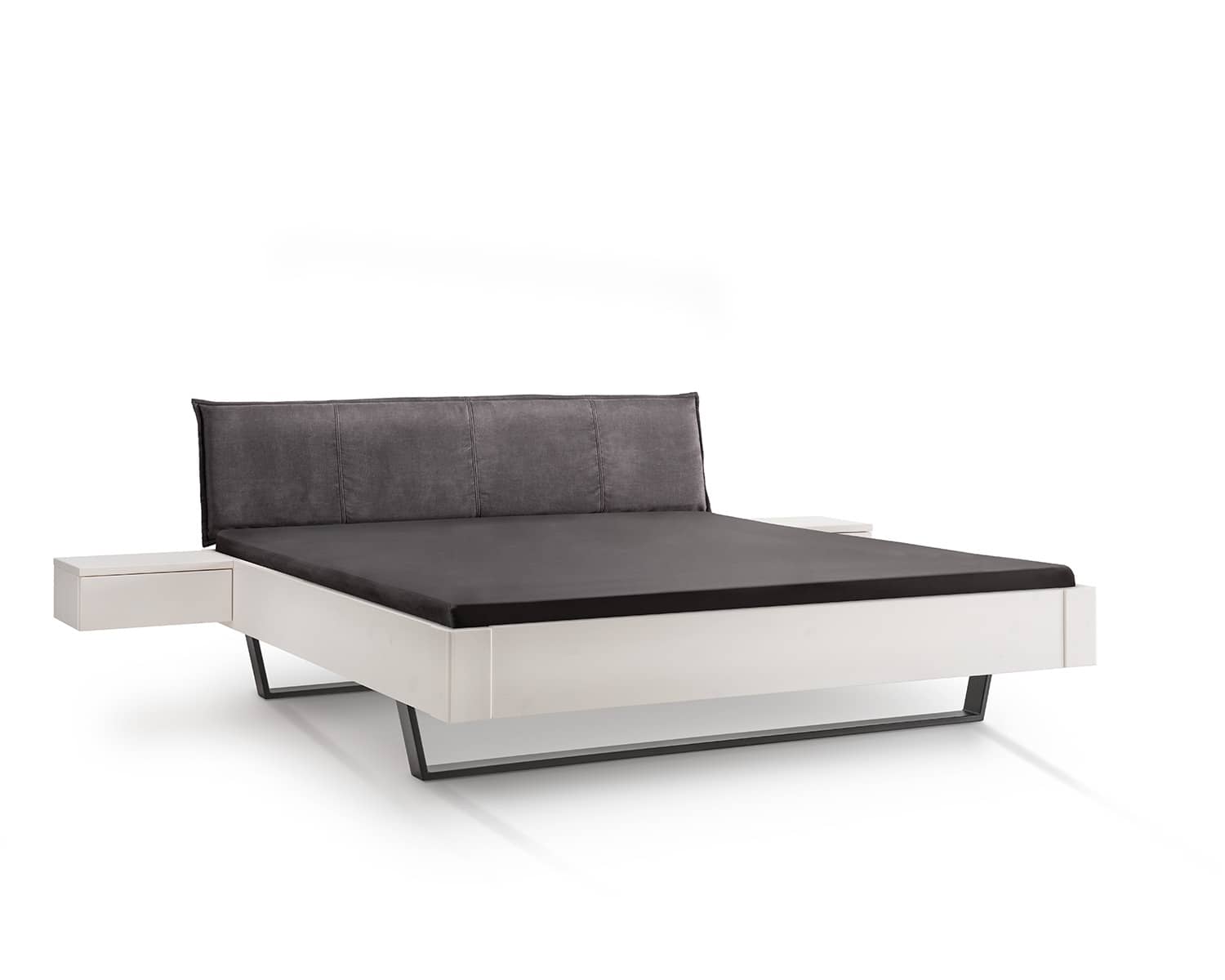 Wit bed nachtkastjes Wit bed nachtkastjes