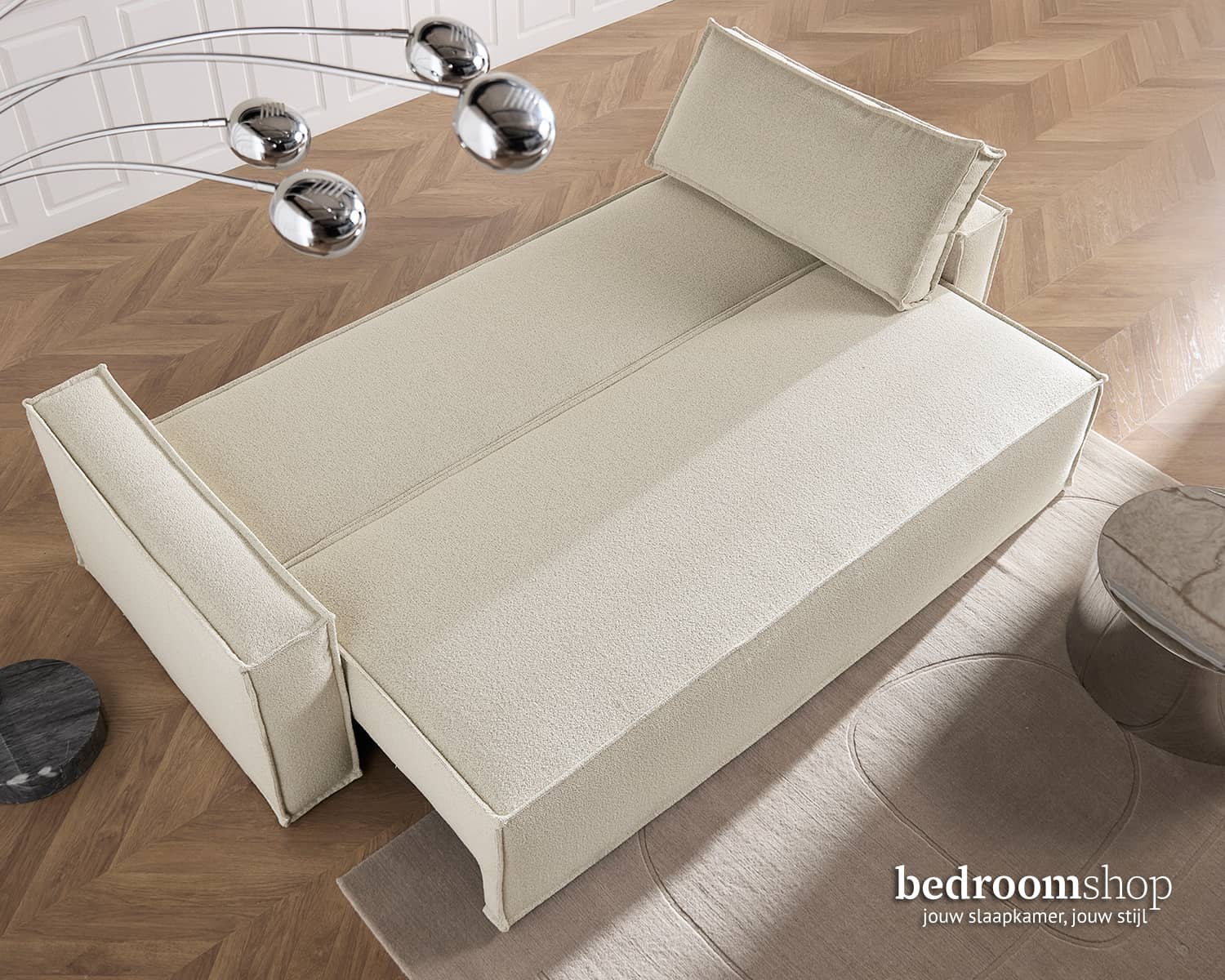 Luxe bank voor slapen