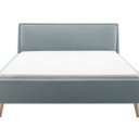 lichtblauw bed