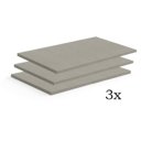 Set van 3 legplanken voor 87,5 cm vak - Santorini lll kledingkast